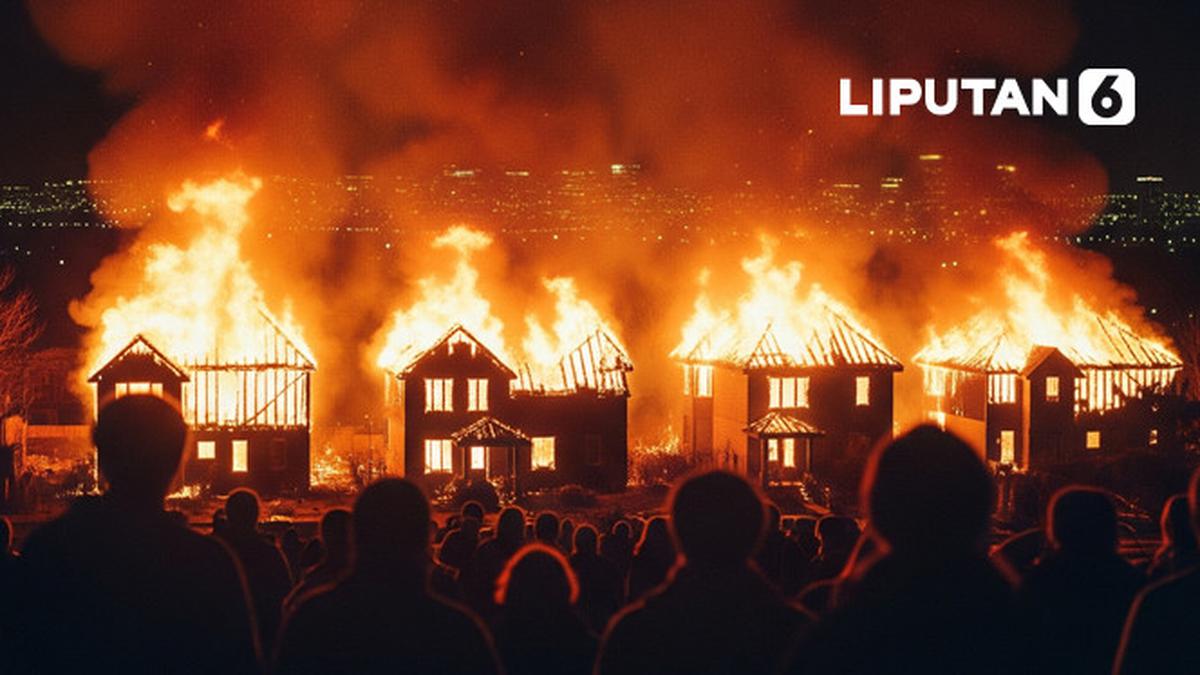 Kebakaran di Tambora Hanguskan 14 Rumah, 62 Jiwa Kehilangan Tempat Tinggal