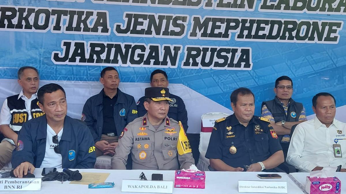 BNN Ungkap Lab Mephedrone Jaringan Rusia di Bali, 7,3 Kg Disita